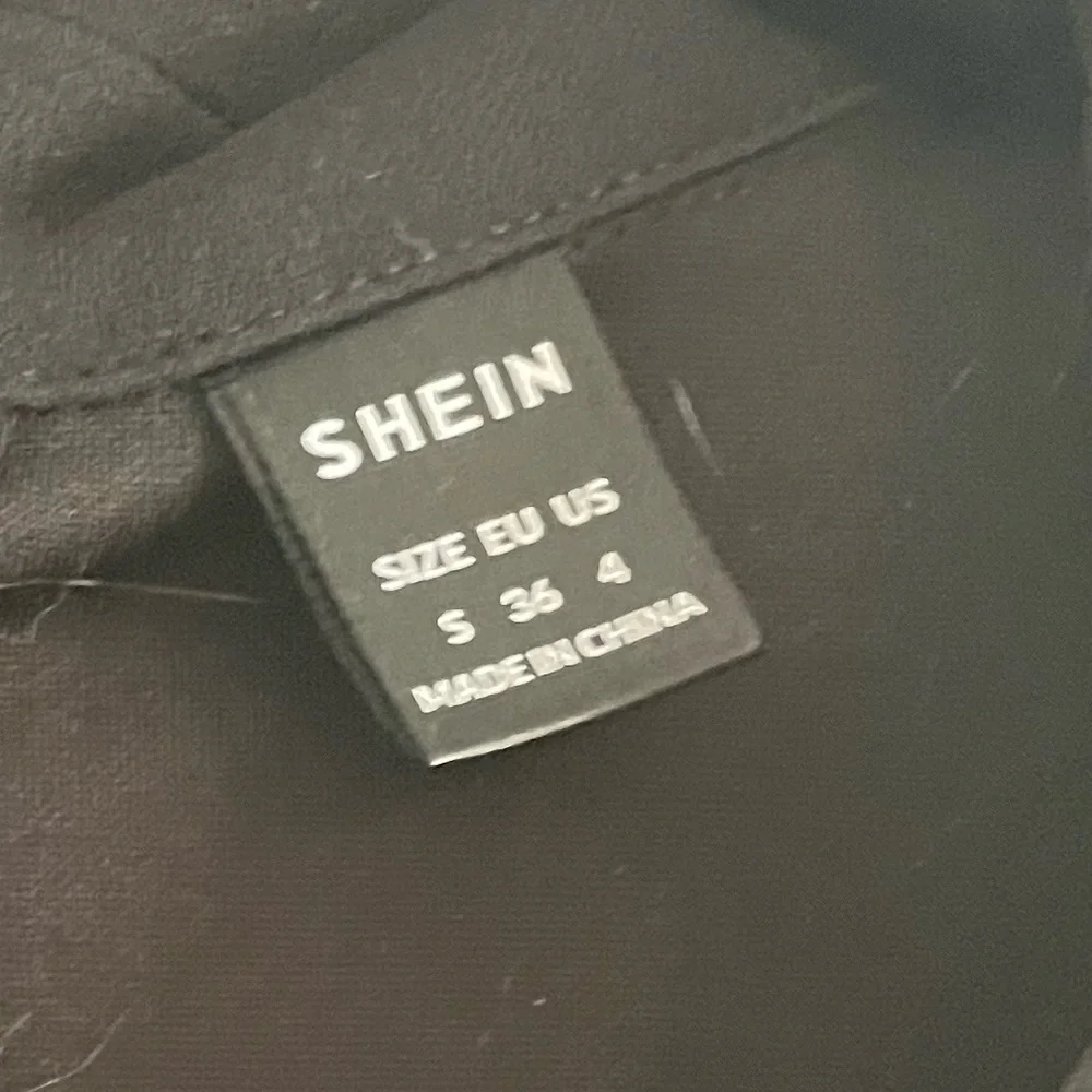 SHEIN Black Notch Collar Blazer Skort Romper - Picture 7 of 7